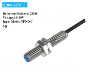 Sensor Proximity Mini industri presisi tinggi NPN N/C M8 deteksi jarak jauh PNP dengan harga magnetis tinggi