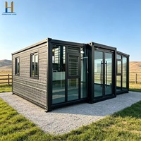 Rumah Modular Ekspansiabel Mobile 20ft 30ft 40ft untuk Kamp Kerja Terpencil