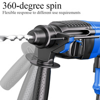 Perceuse à percussion rotative électrique industrielle 1800W, diamètre de perçage max. 26mm, couple 60,4 pi-lb, portable, AC 110-240V, garantie 3 ans