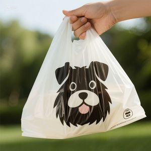 Biodegradable Pet Hot Sale Garbage Bag <b>Compostable</b> Dog Poop Good Price Poop Bags With Handles - Product Image 3
