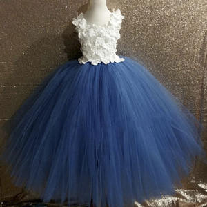 Vestido <span class=keywords><strong>de</strong></span> Princesa para Fiesta, Vestido <span class=keywords><strong>de</strong></span> Tul con Flores <span class=keywords><strong>de</strong></span> Hortensia Rosa Claro Personalizado, Vestidos <span class=keywords><strong>de</strong></span> Fiesta <span class=keywords><strong>de</strong></span> Cumpleaños y Boda, Personalizado en Lavanda y Marfil - Product Image 3