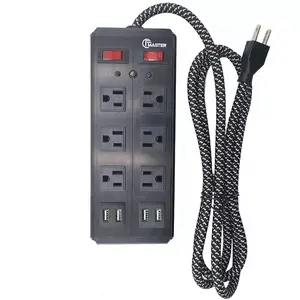 4 usb 6 חנויות מתכת כוח רצועת מוכר כוח רצועת usb שקע