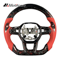 Volant personnalisé en fibre de carbone forgée rouge avec LED intelligentes pour Honda Civic Si 11e génération Type-R CR-V Accord 2022-2026