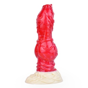 Hot Sell Liquid Silicone Horse Hanging Penis Anal Plug for Men and Women Adult Fun Vagina Anus Massage Masturbator - Product Image 1