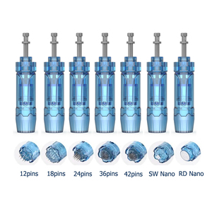 Cartuchos de Agujas para Microneedling Azules, Puntas de Repuesto (12/18/24/36/42/Nano) para Dr. Repuestos estériles para el cuidado de la piel, compatibles con Pen A9/A10/M8 - Product Image 1