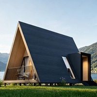Unité de logement modulaire LGS en acier léger, design européen, étanche, type « Granny Flat », cabane préfabriquée pour Airbnb et complexes hôteliers