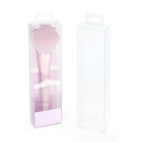 Scatola Personalizzata per Pennelli da Trucco con Finestra Trasparente in PVC/PET, Confezione per Pennelli Singoli, Packaging Cosmetico