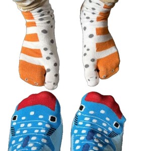 ถุงเท้าผู้หญิงแบบแยกนิ้วเท้า ความยาวครึ่งน่อง ลายการ์ตูนปลาไหล ระบายอากาศได้ดี ซับเหงื่อ สไตล์วัยรุ่น - Product Image 4