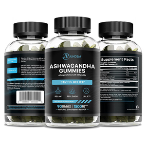 Gomitas de Ashwagandha y Musgo Marino Vegetarianas para Alivio y Relajación, Estimulan el Metabolismo y la Energía, Vitaminas, Buen Precio - Product Image 1