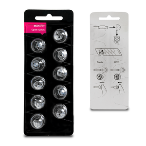 Embouts d'oreille pour aide auditive Oticon MiniFit remplacement dôme ouvert MiniFit ouvert 5mm, 6mm, 8mm 10mm pour aides auditives Oticon <span class=keywords><strong>RITEC</strong></span> RIC - Product Image 5