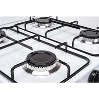 Réchaud à gaz portable 4 brûleurs pour camping, cuisinière de table GPL avec allumage facile et design compact