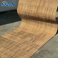 Matériau de décoration murale intérieure avec texture de pierre naturelle véritable, feuille de placage en pierre flexible MCM de qualité supérieure, placage en argile flexible
