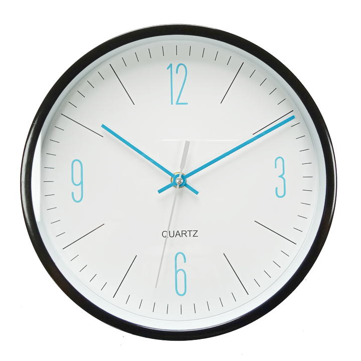 10 Inch Gold Case Arabic Numerals Dial Plastic Wall Clock| Alibaba.com