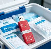 Enregistreur de données de température à usage unique, modèle USB, crée des fichiers PDF sans aucun logiciel supplémentaire requis