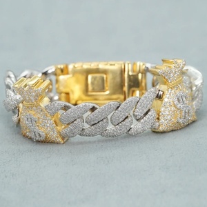 Top Selling Luxury VVS Moissanite Diamond Bracelet with Durable Clasp for Wedding Party and Special Occasion Available For Sale - Product Image 1