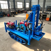 Petite foreuse rotative pour puits d'eau, machine de forage de puits avec vitesse réglable pour l'approvisionnement en eau industriel