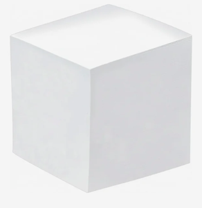 Cubos de Papel con Logotipo Personalizado Impreso en Tinta de Primera Calidad, 3x3x3 Pulgadas, Regalo Promocional, Material de Oficina - Product Image 3