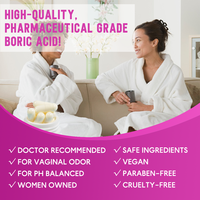 Chinaherbs Grossiste Suppositoires d'Acide Borique Comprimés Poudre Vaginale Capsules Ovules Resserrants Vaginal