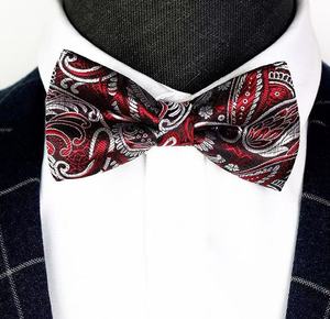 Người đàn ông của Casual Polyester jacquard <span class=keywords><strong>BOW</strong></span> TIE cho chú rể và phù dâu phụ kiện đám cưới trong kho - Product Image 4