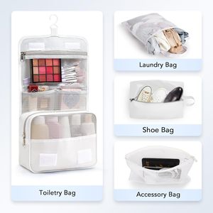 Vente flash : Cubes de rangement de voyage grande capacité, accessoires de voyage extensibles avec fermeture éclair - Product Image 5