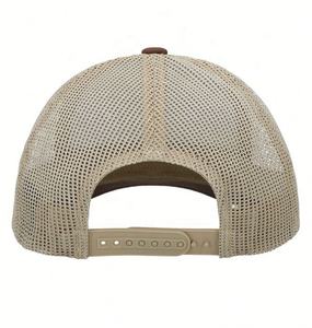 Sombrero de camionero de 5 paneles de gamuza de alta calidad, ala curva de moda, 3D logotipo bordado personalizado para hombres y mujeres, pesca deportiva al aire libre - Product Image 2