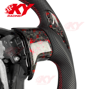 Accesorios para Automóviles, Volante Personalizado de Fibra de Carbono para Toyota Corolla 2009, para Camry TRD RAV4 - Product Image 3