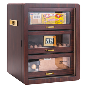 All'ingrosso legno di cedro scatole di sigari Custom Design classico moderno materiale MDF Humidor Cabinet con tecnica di lacca porta sigari - Product Image 2