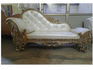 Wholesale Royal Style Wooden Wedding <b>Sofa</b> with Premium Solid <b>Wood</b> Construction and Upholstered Seating for Bride Groom Stage - Product Image 6