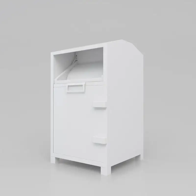China Metal Steel Outdoor Street Clothing Books Donation Bin Recycling Clothes Box Donation Center