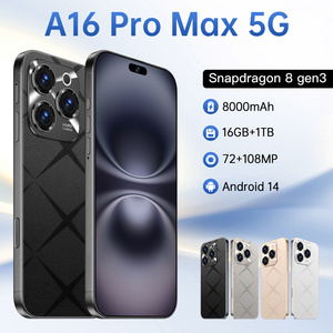 <span class=keywords><strong>Smartphone</strong></span> A16 Pro Max 5G le plus vendu, écran OLED HD, caméra arrière 108MP, caméra frontale 72MP, stockage 1 To, batterie 8000 mAh, double SIM, Android 14 - Product Image 3