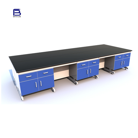 Custom Size Laboratory Table Workbench Chemical Resistant Lab Top Work Bench Furniture Biology Work Table Bench