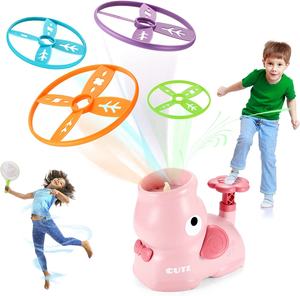 Stomp volant lanceur de disque à l'extérieur des jouets enfants âgés de 4 à 8 mètres éléphant papillon attraper jeu été jouet <span class=keywords><strong>anniversaire</strong></span> amusant cadeaux idée - Product Image 1