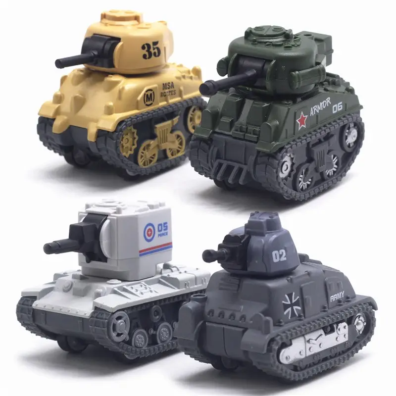 Pull back military toy tank Children small diecast tank model HN948751
