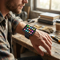 Jam Tangan Pintar Lokmat Versi Ekspor Sistem Android 15 9max Kamera Ganda Sistem Ganda Memori 64g Layar Besar 2.88