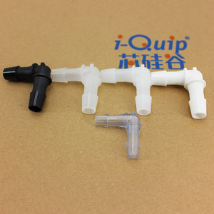 Conector de tubo a tubo Silicon Valley T5991, 3/8, recto y curvo, de plástico, para uso en investigación científica de laboratorio. - Product Image 1