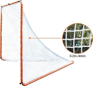 Red de Lacrosse de 6 '<span class=keywords><strong>x</strong></span> 6' con marco de acero Meta de Lacrosse portátil Metas de Lacrosse <span class=keywords><strong>colegiadas</strong></span> - Product Image 4