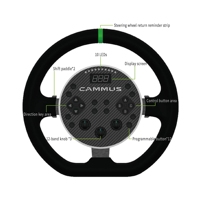 CAMMUS C5 2 1 Système de simulateur de course en acier inoxydable à entraînement direct, volant de course Force Feedback, levier de vitesses, frein à main, filaire, pour PC, jeu de simulation de course
