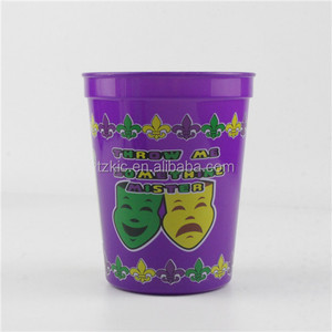 16oz Verde Amarillo Púrpura Mardi Gras Copas Mardi Gras Favores - Product Image 5