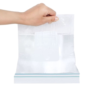 Food Grade Ldpe Double Zipper <b>Seal</b> Sandwich <b>Bags</b> Custom Printed Ziplock <b>Bags</b> - Product Image 4