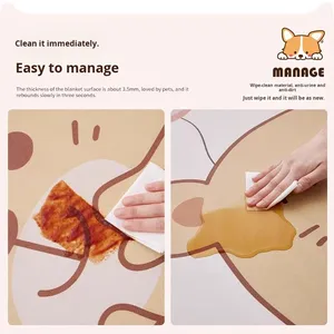 Vuông hộ gia đình vật nuôi không thấm nước không trơn trượt và chống bẩn chân mat, dễ dàng để làm sạch cửa Mat ở lối vào - Product Image 2