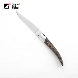 high quality pakkawood stainless steel forged handle laguiole knives for kitchen