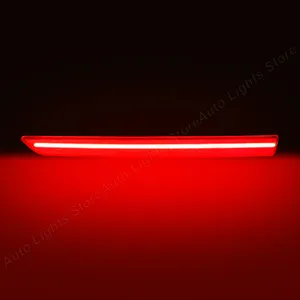 Vinstar kırmızı Lens LED arka tampon LED reflektör işık yan tekrarlayıcı BMW için M3 için F80 Sedan 2014-2019 için F82 Coupe 2014-2020