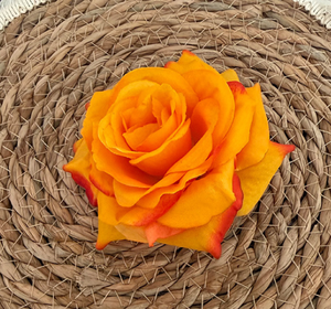 Têtes de roses artificielles LANJO 10 cm, vente en gros, arrangements floraux, décorations de gâteaux, décorations de mariage, décorations de voiture, artisanat DIY - Product Image 3