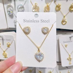 Jewellery Sets for Women Gift and Set <b>Neckless</b> Or Earings Innovative Strict Quality Control Cubic Zirconia Inlay Reinforced - Product Image 1