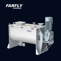 Mezcladora de Cinta FLD, Mezcladora Industrial Farfly FLD para Mezcla Uniforme de Polvo y Líquido, Mezcladora de Cinta de Alto Contenido de Sólidos