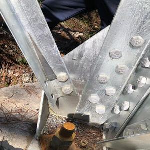 Телекоммуникационная башня из нержавеющей стали с 4 ножками, 60 м - Product Image 5