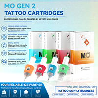 Kartrid Jarum Tato Premium Soft Membrane MO Gen 2 Perlengkapan Seni Tubuh Grosir OEM PMU Cartridge