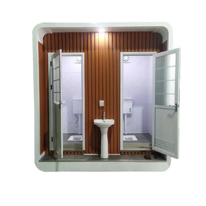 Toilettes portables d'extérieur, sanitaires mobiles en bois, design moderne, installation facile pour les attractions touristiques - Product Image 1