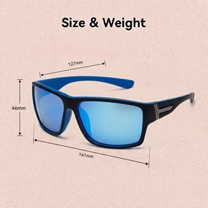 Lunettes de vision nocturne polarisées, style tendance pour homme, adaptées à une utilisation décontractée, sportive et cycliste. - Product Image 6
