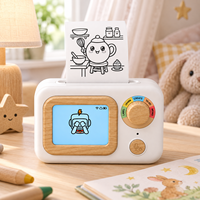 Xprinter MK1 Pembuat Stiker Mini Tanpa Tinta yang Diaktifkan Suara untuk Anak-anak untuk Membuat Daftar Tugas dan Belajar